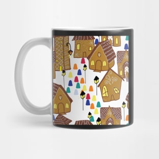 Gingerbread house village Mug